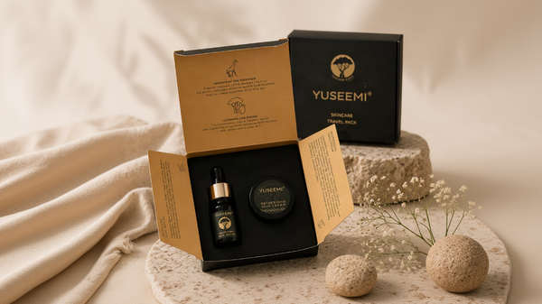 YUSEEMI Travel Pack — travel-size Recovery Skin Care Serum and Refreshing Skin Care Cream